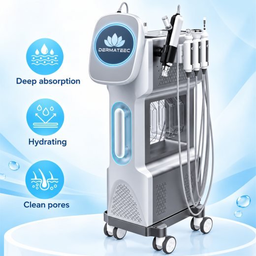 Dermateec 10-in-1 Super Bubble Hydra Facial Machine with Skin Analyzer System — Hydrafacial Systems by Dermateec