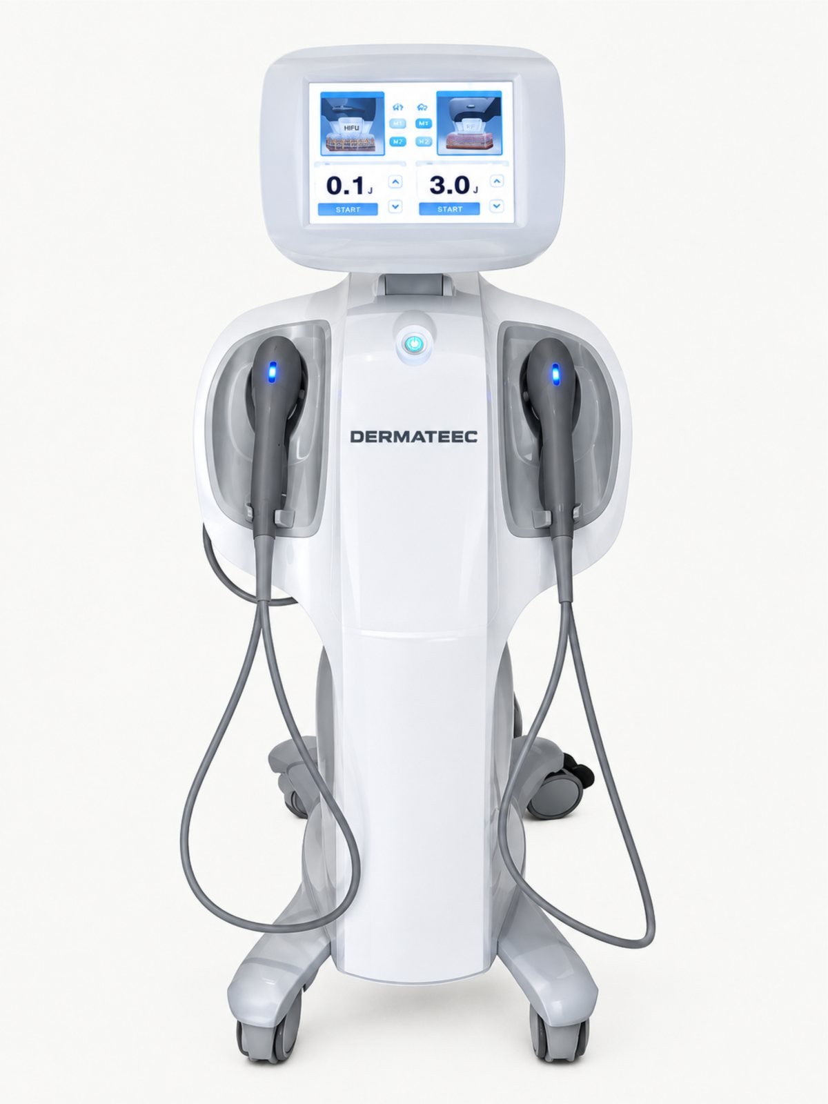 Dual Channel Vertical 7D Anti-Aging HIFU Machine — professional lifting & weight loss machine equipment supplied by Dermateec